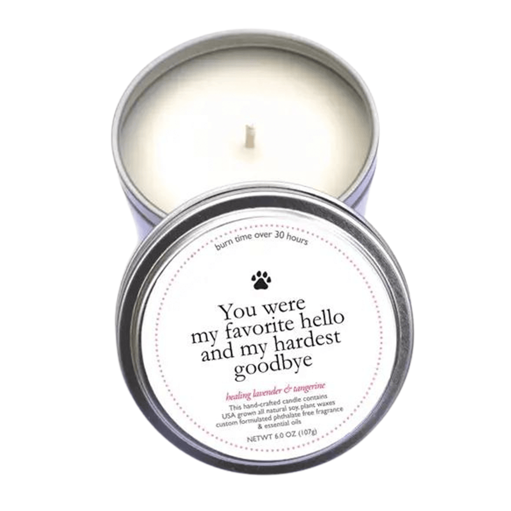 Hardest Goodbye Candle (Pet Loss)