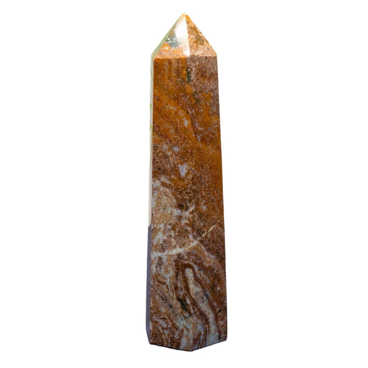 Ocean Jasper Crystal Tower Orbicular Collector Piece