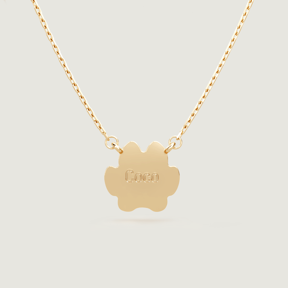 Gold Petite Paw Necklace