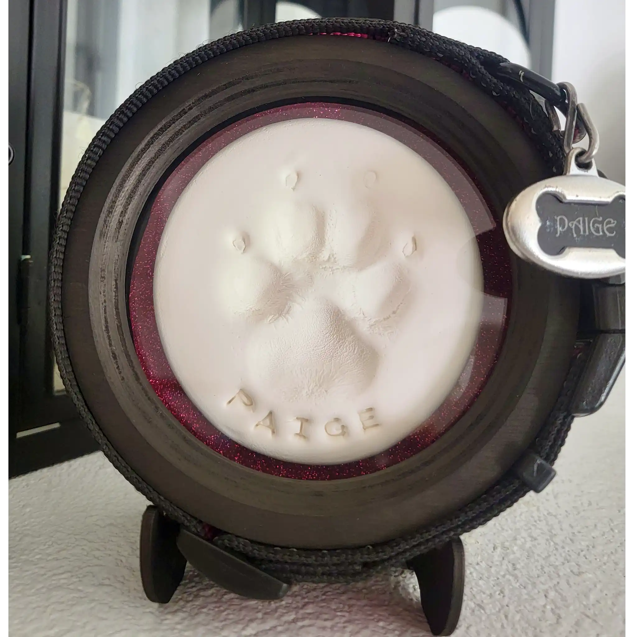 Paw Print & Collar Memorial Frame Kit