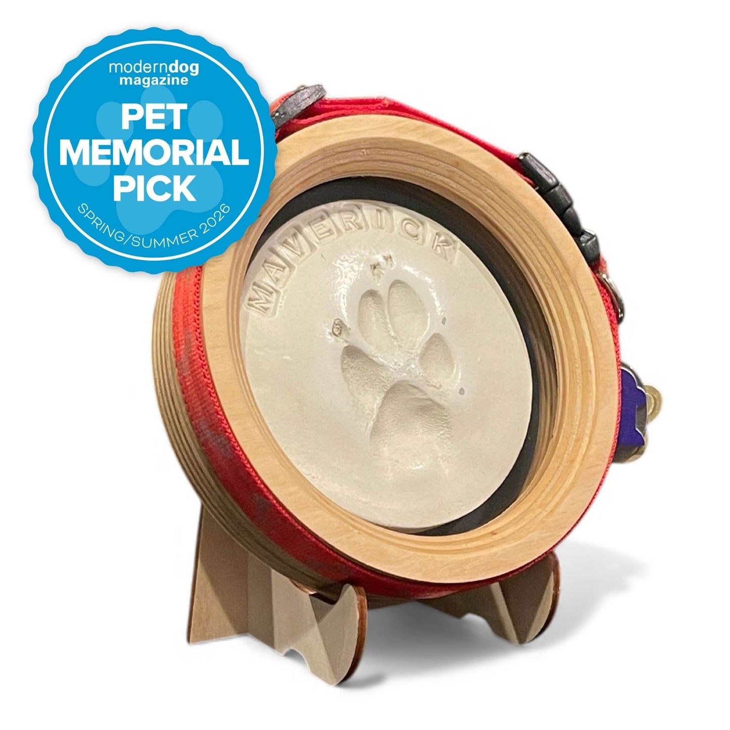 Paw Print & Collar Memorial Frame Kit