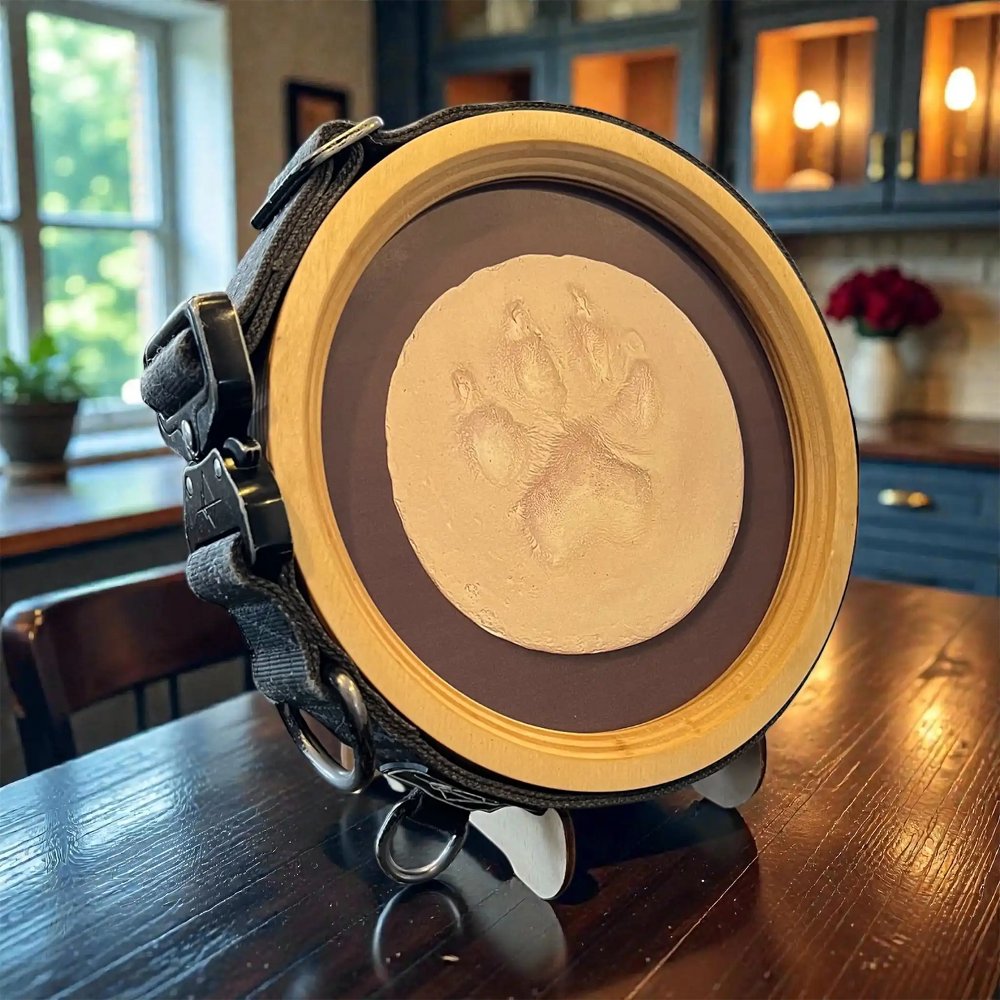 Paw Print & Collar Memorial Frame Kit