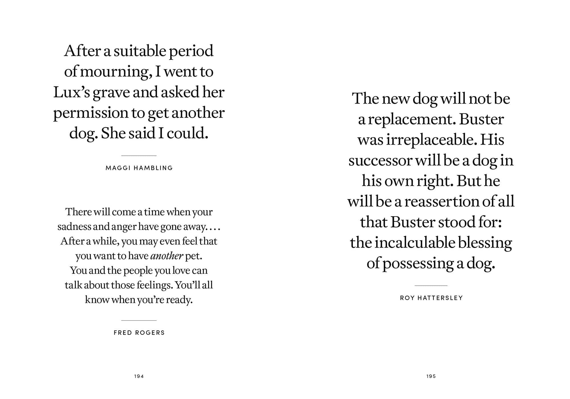 The Book of Pet Love & Loss